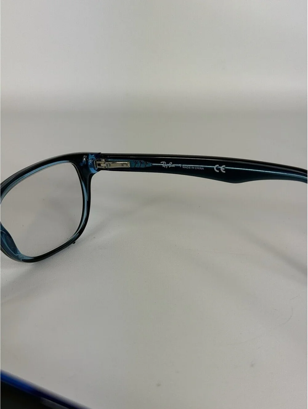 Ray-Ban RB 1555 3667 Eyeglasses Frames Only Youth Blue Full Rim 48-16-130